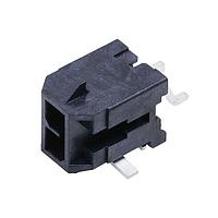 Molex 218216-0200 Headers Micro-Fit+ RA Header SMT 3mm Pitch Dual Row 2 Ckts (Sn) Plating Glow-Wire  Solder Nail Blk Reel