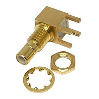 Radiall 2110-1511-000 PCB Receptacles SMB / RIGHT ANGLE JACK RECEPTACLE MALE GOLD