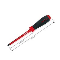 TOPTUL FBEB0315 VDE Insulated Phillips Screwdrivers (PH3, 150mm)