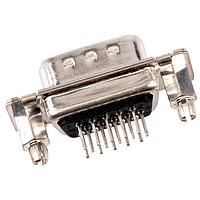 Molex / FCT 173113-0087 High Density D-Sub Connectors FCT HD DSUB STR PC PLG 15 PN W/CLINCH