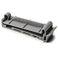 HellermannTyton FC2.2AH4 Cable Mounts FLT RBN AD CLMP 2.2 GY 500/PK