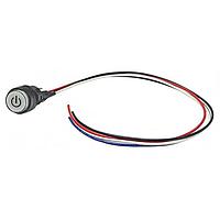 NKK Switches YB15Y020 Sealed YB15WCKW01-5D05-JB w/ "Power Symbol" Laser Legend, Harness, CN2777