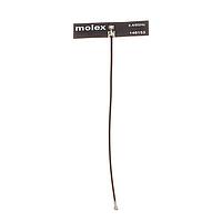 Molex 146153-1100 2.4GHz Antenna - 2.4GHz, 5GHz, Bluetooth, WiFi, WLAN, Zigbee 2.4/5G Dual Band Flex MFH4 100mm Lgth
