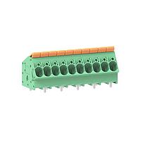 Molex 221392-0010 Fixed Terminal Blocks 7.50mm Pitch Lever Activated Fixed Mount PCB Term Block 35 Entry LR Term 10 Ckt