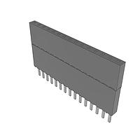 Samtec ESW-115-44-L-S Sockets .100" Elevated Socket Strip