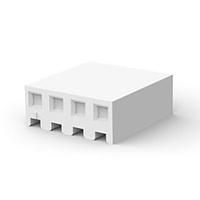 AMP Connectors - TE Connectivity 770598-4 Receptacle Housing 04P SL156 HSG W/O LCK RAMP