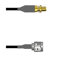 Amphenol Custom Cable Q-3202K000M108i RF Cable Assemblies SMA-SJB/N-SP LMR24 108I