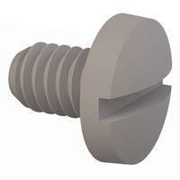 Essentra Components 010832B025 Machine Screw Binder Slotted Screw, #8-32 Thread,  1/4 in Lg