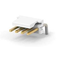 AMP Connectors - TE Connectivity 3-641121-4 Unshrouded 04P MTA156 HDR ASSY FL/RA LF