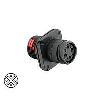 Eaton Souriau-Sunbank CL1R1102 Connectors 4P Socket Receptacle IP67 Shell Size 1