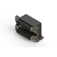 EDAC 662-025-364-047 Dual Port D-Sub Connectors Right-angle Dual Port D-Sub Connector