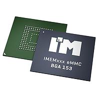 Intelligent Memory IMC1B1A6C1A0A1I3A5A0000 eMMC , 11.5x13 153 ball, 128GB, -40C to 85C