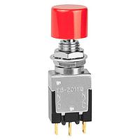 NKK Switches EB2011G-CA Light Touch Switches SPDT ON-(ON) 0.4VA .394" CAP BLACK