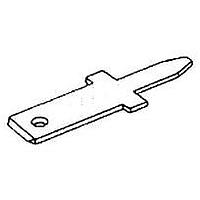 AMP Connectors - TE Connectivity 62395-1 (CUT STRIP) PC Tab 110 FAST TAB PCB Cut Strip of 100