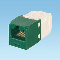 Panduit CJK688TGGR Modular Connectors / Ethernet Connectors Mini-Com Keyed Module, Cat 6, UTP, 8 pos
