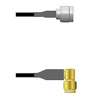 Amphenol Custom Cable Q-2N0360008108i RF Cable Assemblies N-SP/SMA-RP RG58 108I