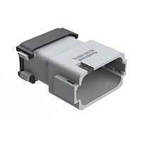 Amphenol SINE Systems AT16-15PA-EK02 Connectors 15 Position Receptacle, Pin, Keyed A, End Cap, Reduced Diameter Seal, Gray