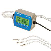OMEGA OM-DVT4 Four Channel Temperature Data Logger with Graphing Display (Temperature, USB, ± 0.5 °C)