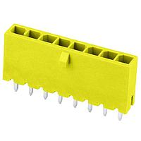 Molex 216571-2048 PCB Receptacle Versa Color Vert Header Thru Hole Single Row 8 Ckts  (Au) GloWire Ylw