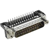 HARTING 09653227803 D-Sub Connectors - Standard Density D-Sub 25pin male angled 2.54mm pitch, stamped, w/o board locks, 4-40UNC screw lock, PL3