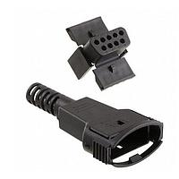 Adam Tech DE09-SD-LC-KIT-A Receptacle CONN D-SUB HOUSING RCPT 9POS