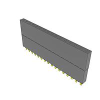 Samtec ESW-116-33-G-S Stackthrough .100" Elevated Socket Strip
