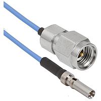 Amphenol SV Microwave MS292-047-MV67.3SMPS-180 RF Cable Assemblies 2.92mm STR M to VITA 67.3 SMPS 18"Cable