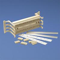 Panduit P110KB1005Y Cable Mounts 100 Pair 110 down System Kit with 5