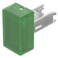 EAO 18-941.5L Panel Mount Indicators / Switch Indicators Lens green with Single-LED green 3,2VDC/20mA 7,3x12,3 plastic translucent