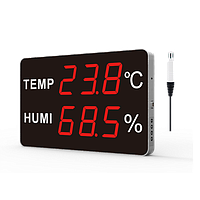HUATO HE250A-EX-RJ45 LED display Thermometer Hygrometer (60 x 38.5 x 5 cm, Visual range: 60~70M, RJ45)