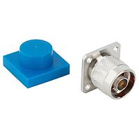 Amphenol RF 172196 Connectors N PANEL PLUG FLAT TAB