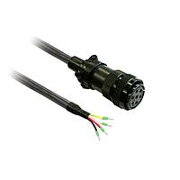 SCHNEIDER VW3M5D6AR50 Motor Drives power cable 5m shielded 4x 6mm, BCH2 MIL connector