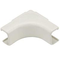HellermannTyton TSR1FW-33-1 Wire Ducting & Raceways Internal Corner Cover, 3/4", 1" Bend Radius, PVC, Office White, 1/bg