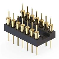 Mill-Max 151-10-314-00-009000 Headers & Wire Housings 14P DIP HDR OPEN FRAME .252L