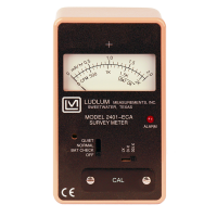 LUDLUM 2401-ECA Pocket-Size Survey Meter With Alarm (0 ~ 200 mR/hr; 0 ~ 210,000 cpm)