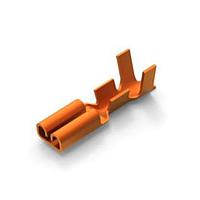 AMP Connectors - TE Connectivity 1494219-1 Quick Disconnects 110 FASTON,REC.,18-22 AWG,BR