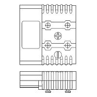 Anderson Power Products 2-5049 Housings INSULATIONINNER HALFSB3
