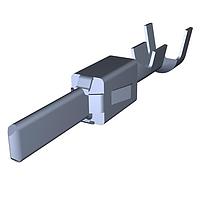 AMP Connectors - TE Connectivity 1-962915-3 (Mouser Reel) Terminals FLACHSTECKER2 8X0 8 Reel of 1000