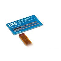 Hirose Electric FH34D-10S-0.5SH(50) Receptacles 10 Position FFC, FPC Connector Contacts, Top 0.020" (0.50mm) Surface Mount, Right Angle