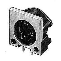 Switchcraft 62PC7FS Circular DIN Connectors 7P 270DEG R/A BRD MNT