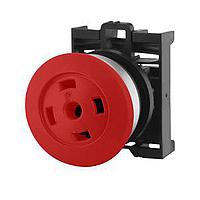Eaton M22-DP-R-X Pushbutton Operators MOM MUSHROOM PB RED BUTTONLESS