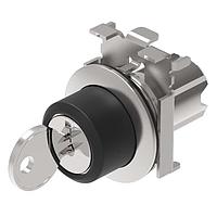 EAO 45-290F.4F00.113 Keylock Switches Keylock switch actuator 3 positions flush mounting Maintained(a)-Rest(a)-Maintained(a) 45? front metal