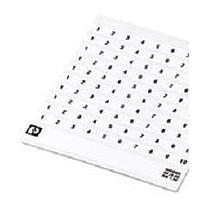 PHOENIX CONTACT 0804468:0001 Marker Cards, Labeled SK 7,5/5 FORTL.ZAHLEN 1-10