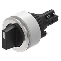 EAO K14-507.22200 Switch Actuators Selector switch 2-pos. flat main short lever SA 2NC+2NO ST D29 gold/silver