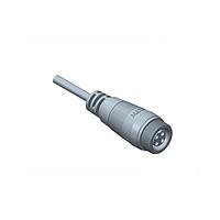 Amphenol LTW 1CD-09AMFM-SL7A02 Sensor Cables / Actuator Cables Ceres, Middle Size, Plastic, 5A, 09 pins, Male Connector, Female Contact, Straight, Screw Thread, Overmolded, Length 2000mm, IP67
