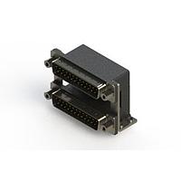 EDAC 661-025-264-059 Dual Port D-Sub Connectors Right-angle Dual Port D-Sub Connector