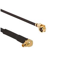 Amphenol RF 095-900-553-300 RF Cable Assemblies AMC Right Angle Plug to MMCX Right Angle Plug 1.13 mm 50 Ohm 300 mm (11.8 Inches)
