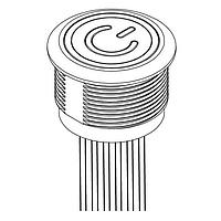 AMP Connectors - TE Connectivity AVC22MS04FE1DT5A04 Anti-Vandal AVC22M Flat S04 RGB RL 500mm/1x6