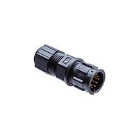 Amphenol LTW CD-08BMMA-LL7001 Standard Circular Connector Ceres, Middle Size, Plastic, 5A, 08 pins, Male Connector, Male Contact, Straight, 2 Points Lock, Solder, Field Installable, F4.0 - F9.6mm, IP67
