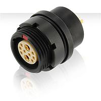 Eaton Souriau-Sunbank JDXER2T002FSN Connectors 2 Power 8 Signal Receptacle